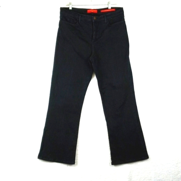 NYDJ Tummy Tuck Jeans, High Rise Blk. Sz 14 - Picture 1 of 8
